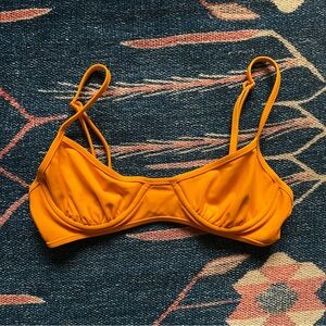 Nu Swim Pluto Top in Vitamin C